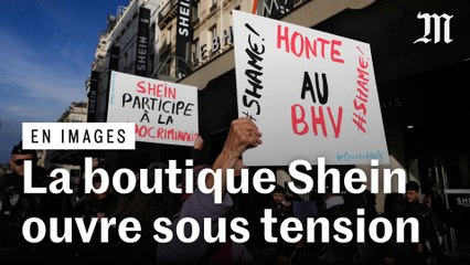 Shein : ouverture sous tensions au BHV, à Paris, après les différents scandales