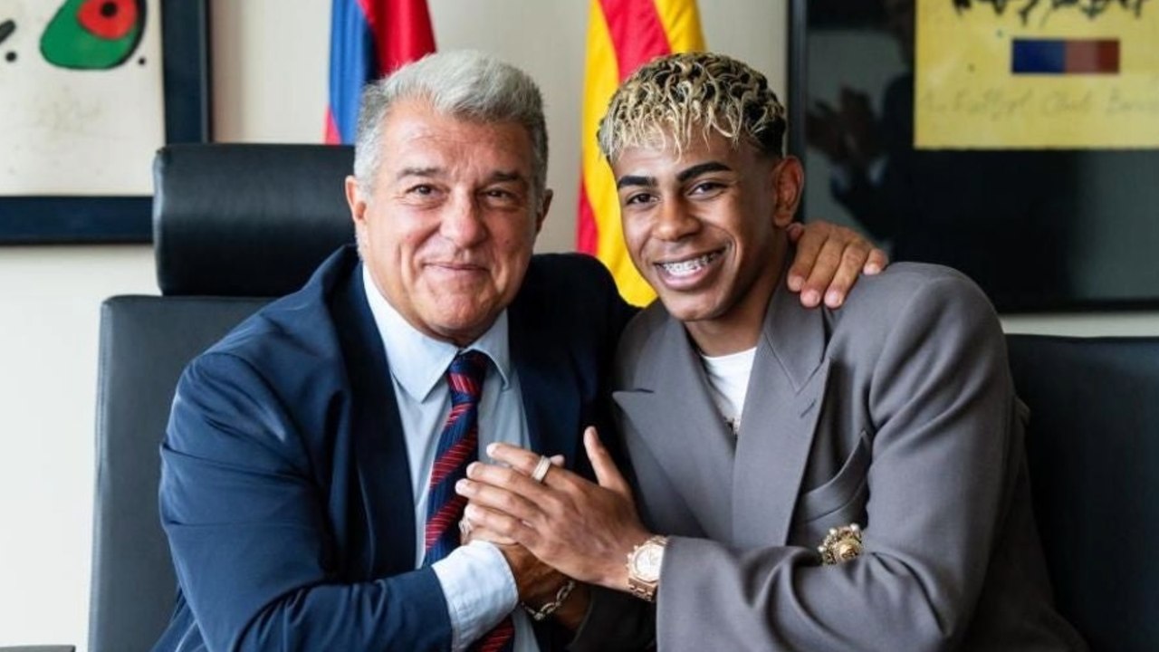 Laporta defiende a Lamine Yamal tras las críticas por su vida privada