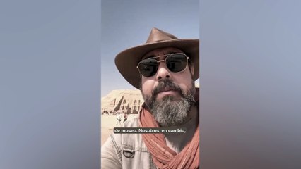 Tito Vivas, egiptólogo, sobre el estado del Templo de Debod