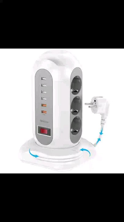 15-in-1 Tower Power Strip 2500W with 9 AC Outlets, 6 USB Ports | Wiloria$32.59Visit Website Wiloria A compact, high-power tower power strip with 9 AC outlets, 6 USB ports, and a retractable 1.8-meter cord. Safe, durable, and ideal for any workspace