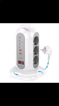 15-in-1 Tower Power Strip 2500W with 9 AC Outlets, 6 USB Ports | Wiloria$32.59Visit Website Wiloria A compact, high-power tower power strip with 9 AC outlets, 6 USB ports, and a retractable 1.8-meter cord. Safe, durable, and ideal for any workspace
