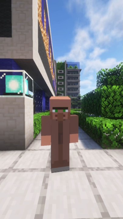 Un KIKOO décide d'envoyer un villageois sur la maison Minecraft ! 🤯