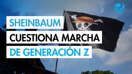 "Está lleno de IA": Sheinbaum cuestiona el origen de la marcha de la Generación Z México
