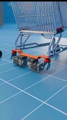 From Shopping Cart to Tesla! _ Mind-Blowing Transformation 🚗⚡ #innovation #robotics #shorts #viral