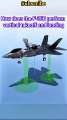 F-35B Vertical Lift Explained _ How the Fighter Jet Takes Off Like a Helicopter! #viral #shorts