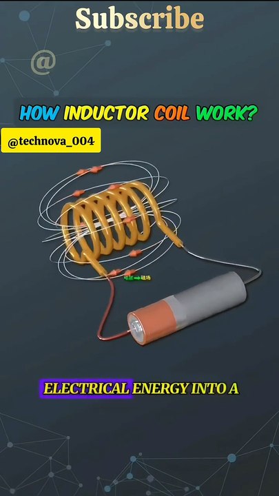 🧲 “Inductor Coil — The Hidden Power Behind Electricity!”#Engineering#Electronics#Physics#Learning
