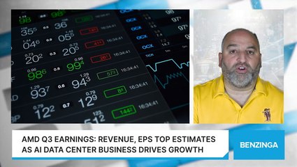 AMD Q3 Earnings: Revenue, EPS Top Estimates As AI Data Center Business Drives Growth