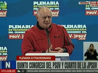 Sec. Gral. del PSUV Cabello: Desde que ganó el Cmdte. Chávez hemos sido agredidos por el imperialismo
