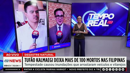 Tragédia nas Filipinas: Tufão Kalmaegi deixa mais de 100 mortos | TEMPO REAL