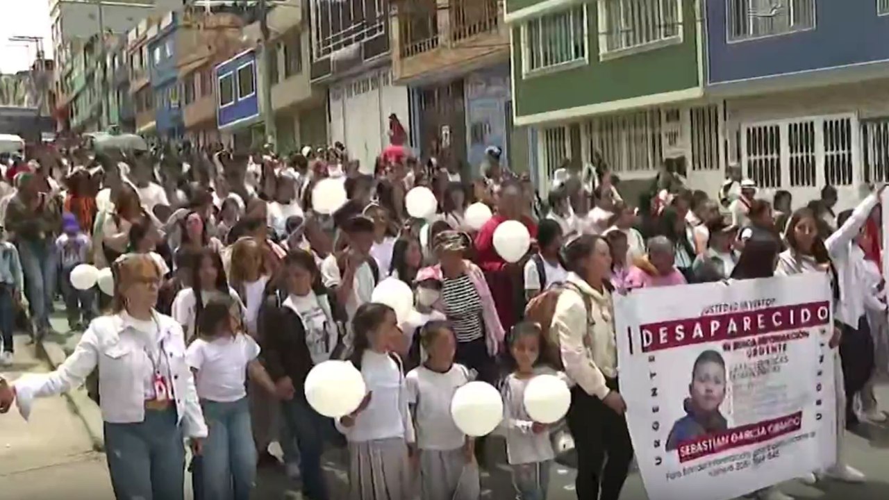 Comunidad de Usme exige respuestas por la desaparición del niño Sebastián García