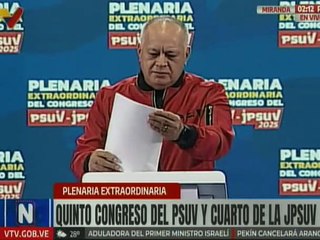 Delegados del Quinto Congreso del PSUV aprobaron el punto de avanzar en el proceso constituyente
