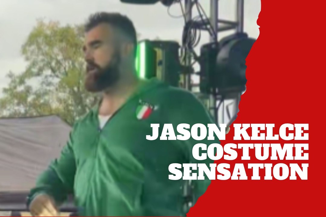 Fan’s viral Halloween tribute to Jason Kelce st...