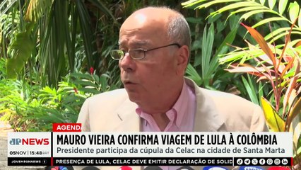 Lula viajará à Colômbia antes da abertura da COP30, confirma Mauro Vieira | TEMPO REAL