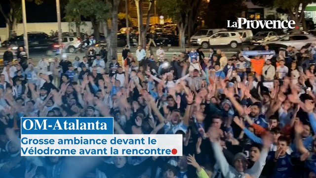 OM-Atalanta : grosse ambiance devant le Vélodrome avant la rencontre