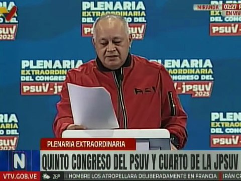 Congreso del PSUV aprueba nueva estructura organizativa propuesta por el Pdte. Nicolás Maduro