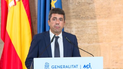 Mazón pide comparecer el martes en la comisión de investigación sobre la dana en Les Corts