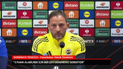 Domenico Tedesco: 3 puanı alabilmek için her şeyi denememiz gerekiyor
