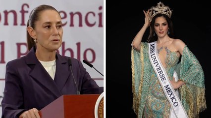 Claudia Sheinbaum reconoce a Fátima Bosch tras encuentro con directivo de Miss Universo 2025