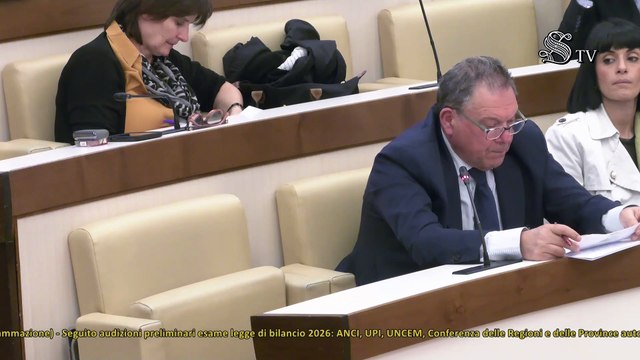 Roma - Legge di bilancio 2026 – Audizioni – ANCI, UPI, UNCEM, Conferenza delle regioni e delle province autonome – S. 1689 (05.11.25)