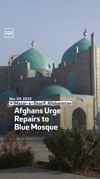 Afghans Urge Repairs To Blue Mosque