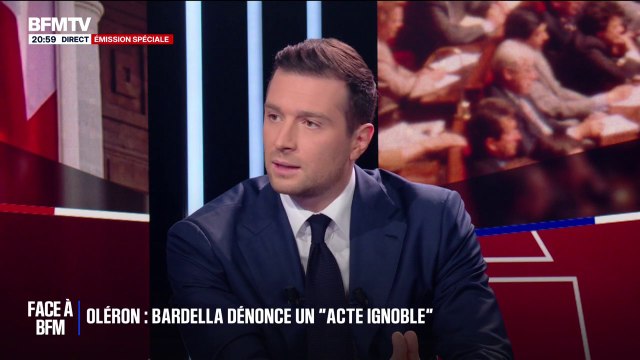 Personnes fauchées sur l'île d'Oléron: Le fondamentalisme islamiste a tué près de 270 Français depuis 2012 , assure Jordan Bardella
