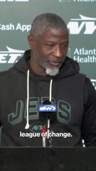Aaron Glenn reacts to Jets trading Sauce Gardner and Quinnen Williams