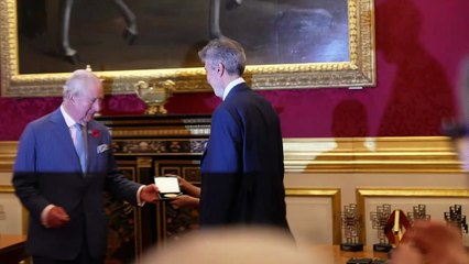 King Charles presents Queen Elizabeth Prize For Engineering