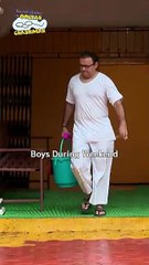 Situation of  Boys During Weekend!#comedy #funny #relatable #shorts #funnyvideo #cricket #teamindia