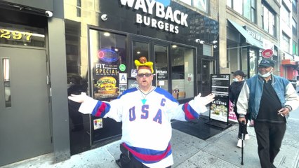 Raw Dogging at Wayback Burger in NYC