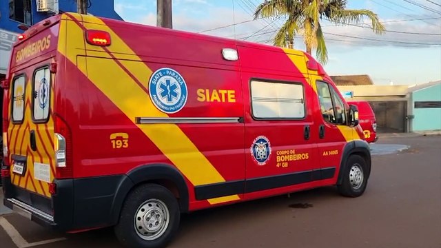 Ciclista sofre queda e mobiliza Siate e médico ao Bairro Santa Felicidade