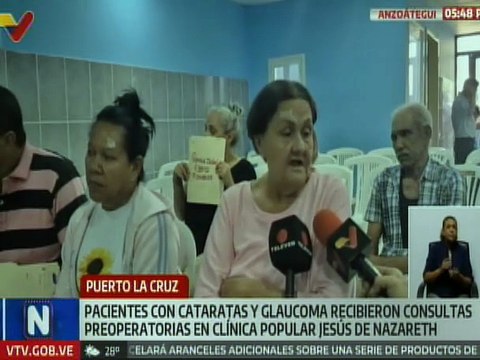 Anzoátegui | Pacientes con patologías oftalmológicas recibieron consultas preoperatorias gratuitas