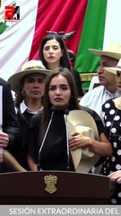 "Voy a seguir tu legado": Grecia Quiroz al rendir protesta como nueva alcaldesa de Uruapan
