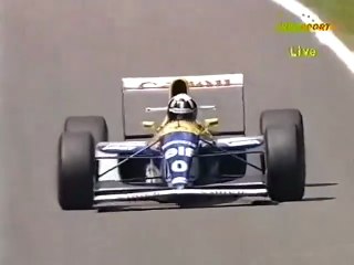F1 – Damon Hill (Williams Renault V10) laps in qualifying – Germany 1993