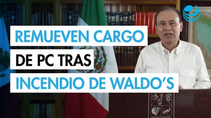 Remueven al titular de Protección Civil en Sonora tras incendio en tienda Waldo’s en Hermosillo