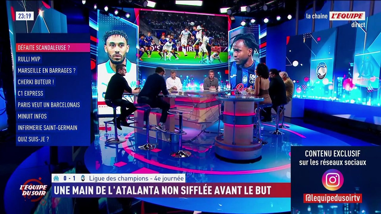 Aguerd : « L'arbitre doit au moins aller checker le VAR » - Foot - Ligue des champions - Marseille