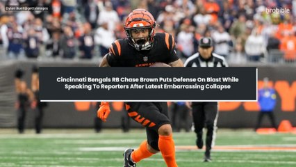 Cincinnati Bengals RB Chase Brown Puts Defense On Blast While Speaking To Reporters After Latest Embarrassing Collapse