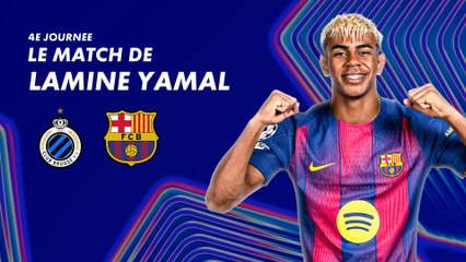 Les highlights de Lamine Yamal face à Bruges - Ligue des champions 2025/26 (J4)