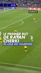 Rayan Cherki marque son tout premier but en Ligue des Champions ⚽