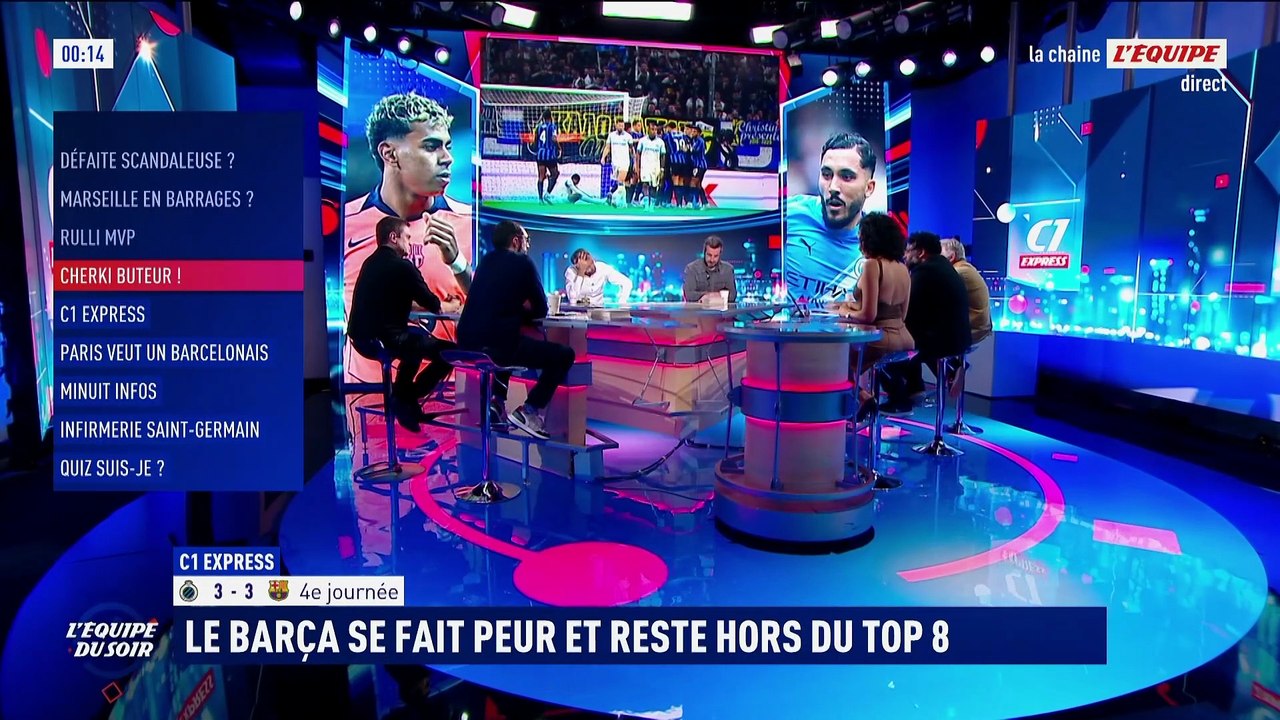 Barcelone tenu en échec à Bruges - Foot - Ligue des champions