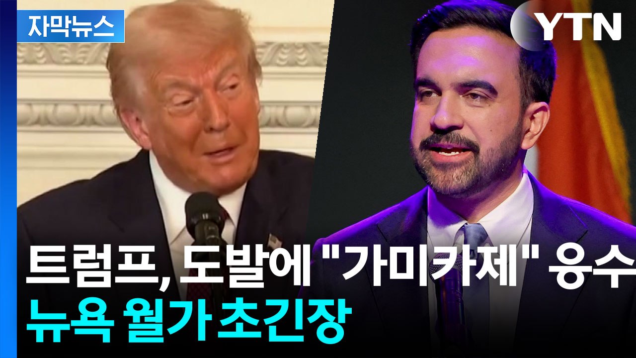 [자막뉴스] "볼륨 더 올려요" 맘다니, 대담한 도발...월가 '전전긍긍' / YTN