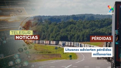 Transportistas lituanos afectados por el cierre de frontera