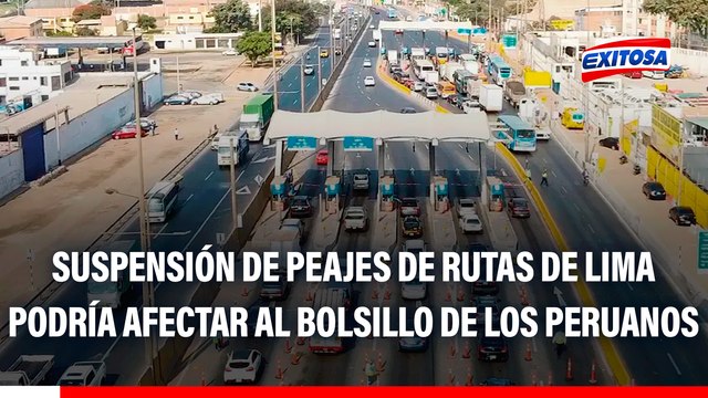 Rutas de Lima podría demandar al Estado por incumplimiento de la MML en contrato sobre peajes