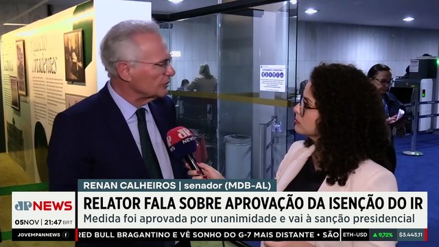 Exclusivo: Renan Calheiros fala sobre isenção do Imposto de Renda