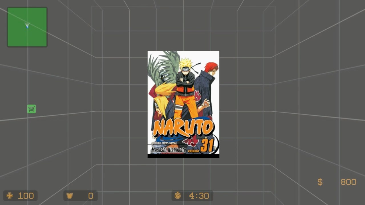 NARUTO Volume 31 Cover Art spray mod | Counter-Strike: Source