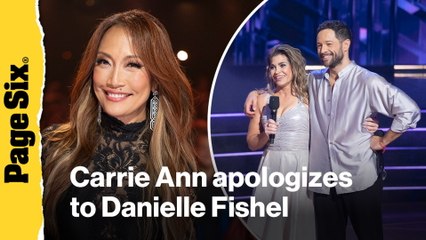 'DWTS' judge Carrie Ann Inaba apologizes to Danielle Fishel for body comment