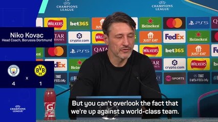 "We're not there yet' - Kovac explains why Dortmund can't beat big teams