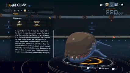 whamon all digivolution/de-digivolution/profile Digimon Story Time Stranger