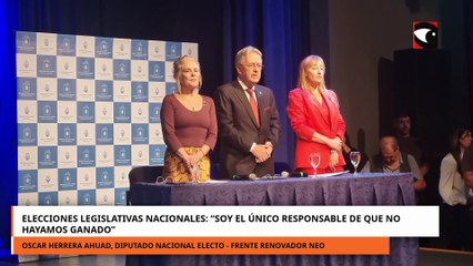 Elecciones legislativas nacionales: “Soy el único responsable de que no hayamos ganado”