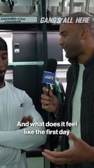 Breece Hall after the first practice without Sauce Gardner & Quinnen Williams