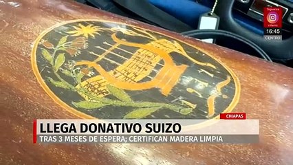 Tras tres meses, llegan los instrumentos musicales donados desde Suiza a Chiapas